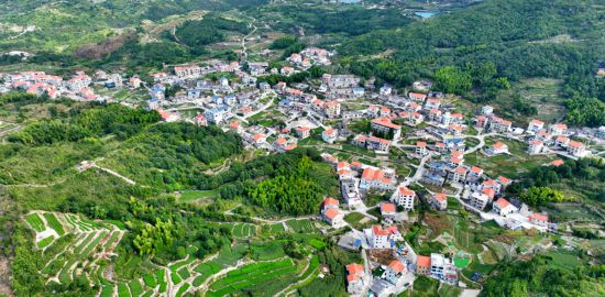 軍營村俯瞰。人民網(wǎng)記者 陳博 攝